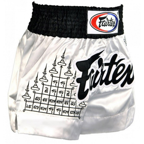 Shorts for Thai boxing Fairtex Superstition White Muaythai Shorts price