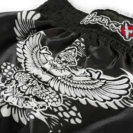 Тайские шорты Hayabusa Garuda Muay Thai Shorts Black, Фото № 3