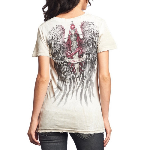 Жіноча футболка Sinful By Affliction Keepsake Baby Tee купити