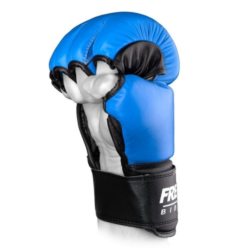 Перчатки для боев Free-Fight - Синие фото