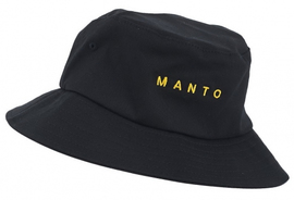 Панама MANTO Bucket Hat Logotype Black
