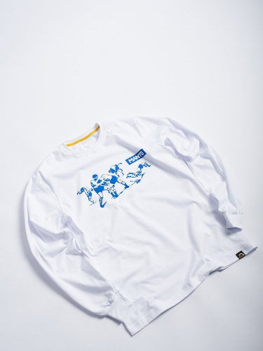 Лонгслив MANTO Longsleeve Icons White цена
