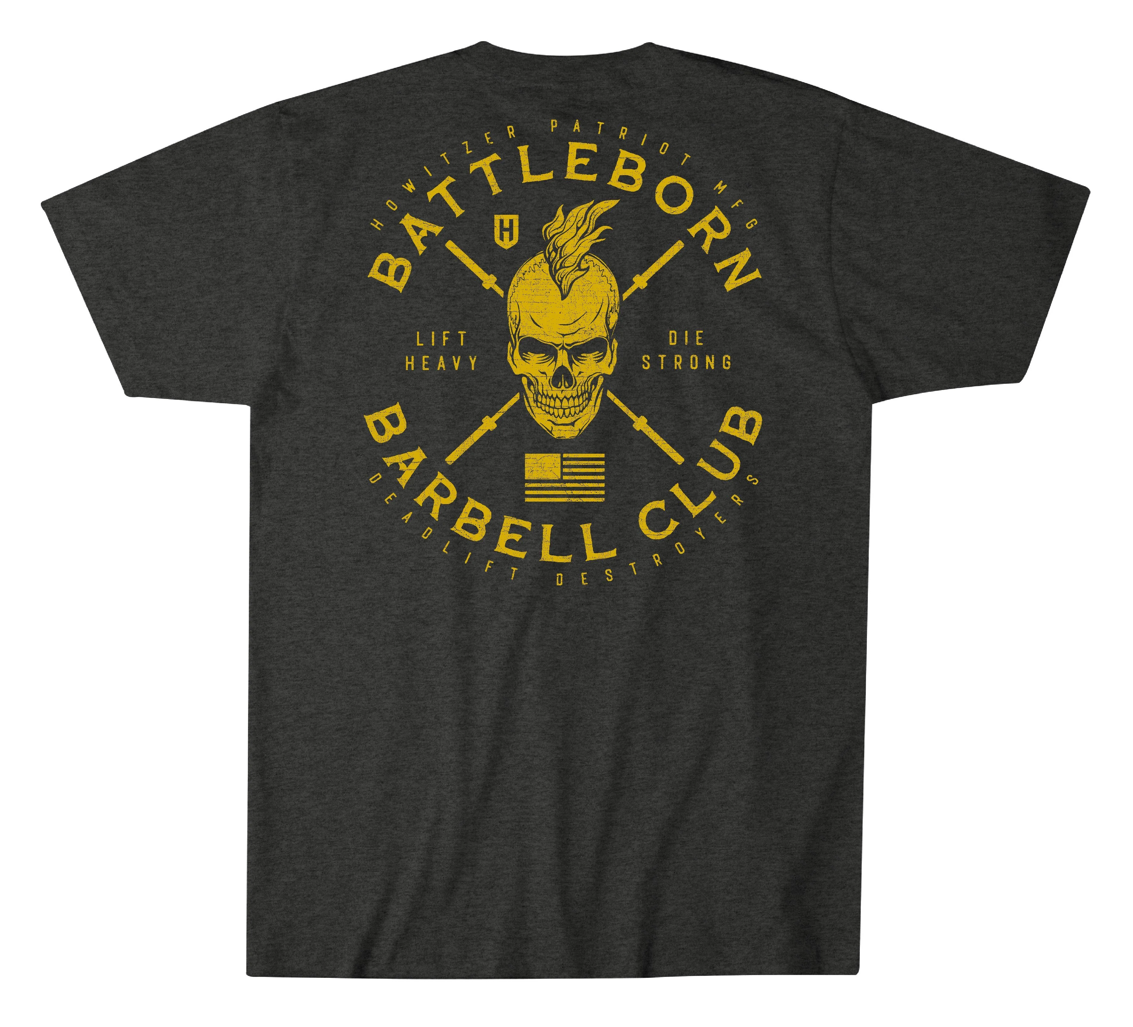 Howitzer Battleborn Club Tee Charcoal Heather T-shirt buy