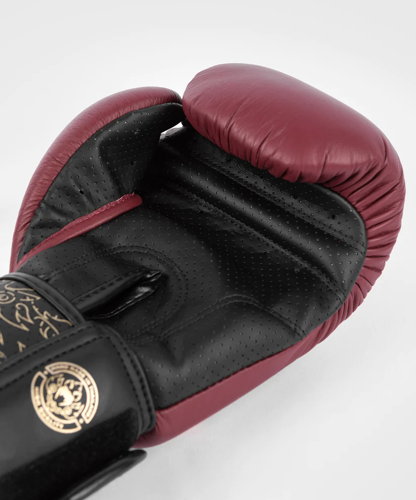 Venum Power 2.0 Boxing Gloves - Burgundy Black photo