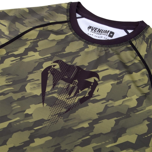 Рашгард Venum Tecmo Rashguard Short Khaki оригінал
