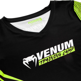 Женская Футболка Venum Training Camp 2.0 T-Shirt Black Neo Yellow, Фото № 7
