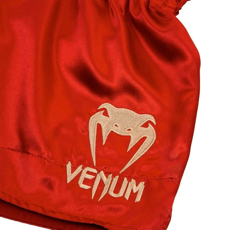 Шорти для тайського боксу Venum Muay Thai Shorts Classic Red ціна