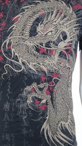 Футболка Affliction Lonely Dragon T-shirt фото