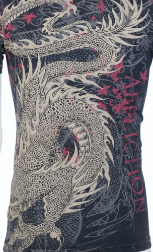 Футболка Affliction Lonely Dragon T-shirt оригинал