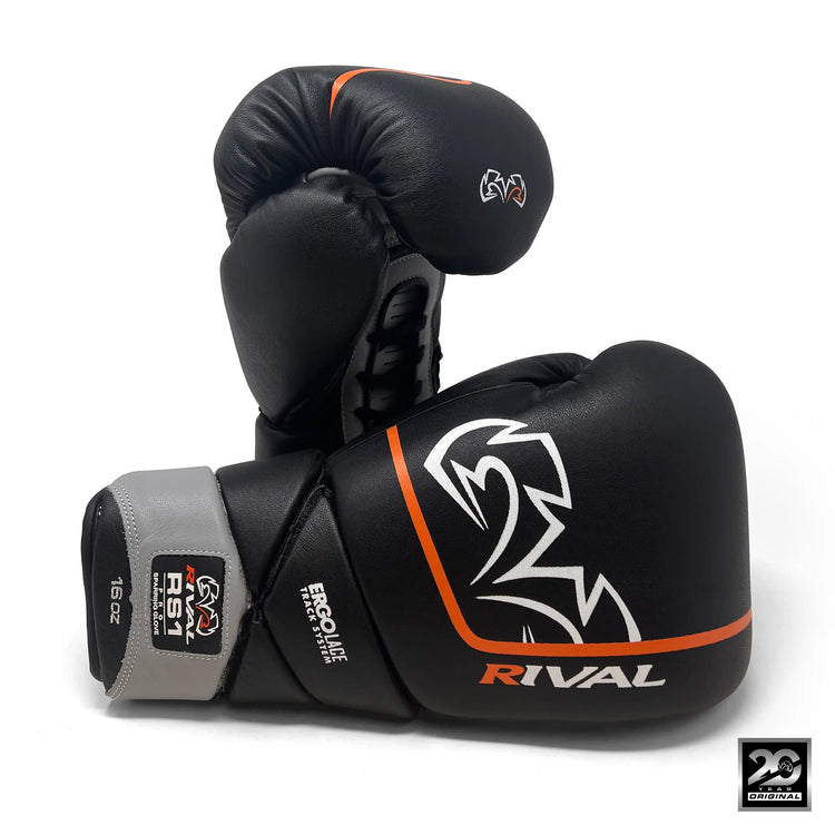 Боксерские перчатки Rival RS1 Leather Pro Sparring Gloves Black