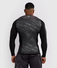 Venum Rapid Long Sleeve Rashguard - Black/Storm Grey buy