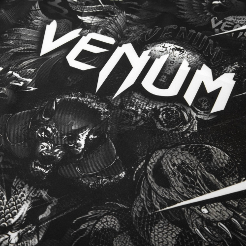 Рашгард Venum Art Short Sleeves Rashguard Black White где купить
