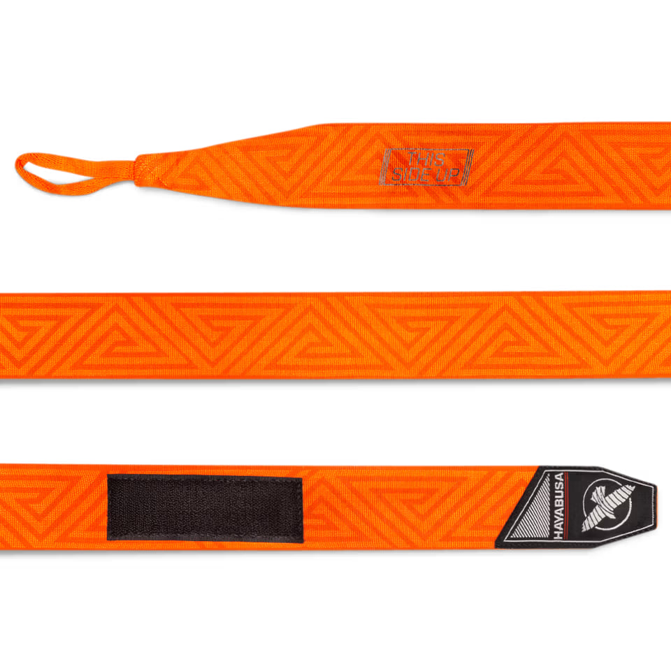 Бинти Hayabusa Perfect Stretch Hand Wraps Orange Maze ціна