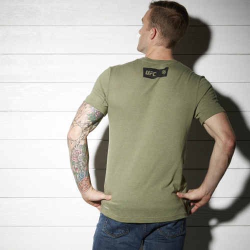 Футболка Reebok UFC Fan Triblend Tee Canopy Green купити