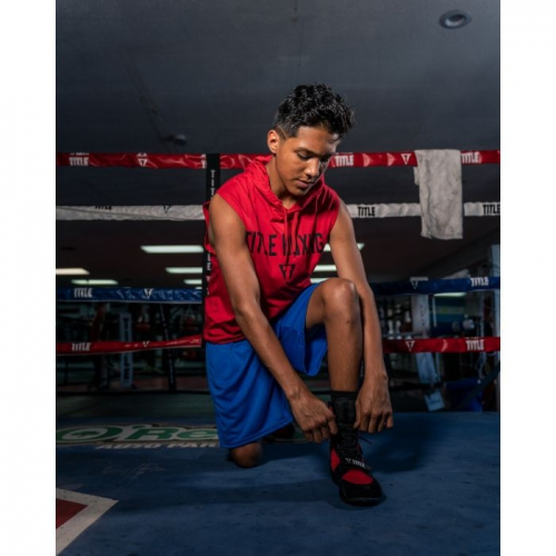 Боксерки Title Ring Freak Boxing Shoes Black Red оригінал