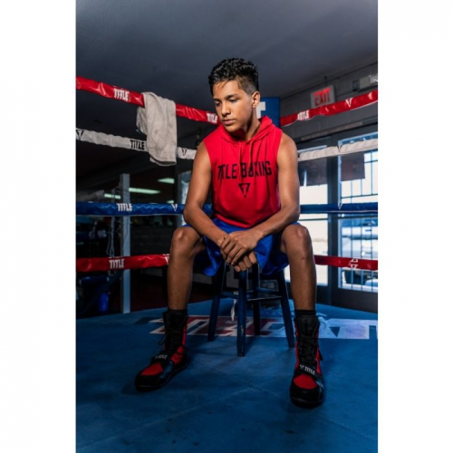 Боксерки Title Ring Freak Boxing Shoes Black Red розмір