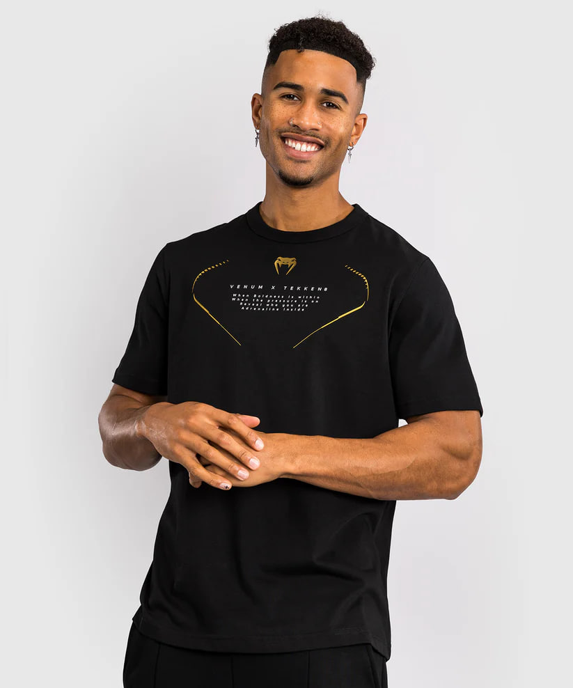 Футболка Venum x TEKKEN 8 Marshall Law T-Shirt Black Red Gold купити