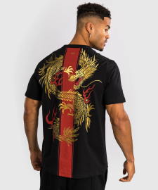 Venum x TEKKEN 8 Marshall Law T-Shirt Black Red Gold original