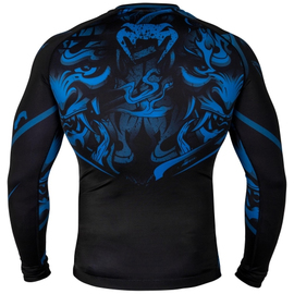 Рашгард Venum Devil Rashguard Long Sleeves Blue Black, Фото № 2