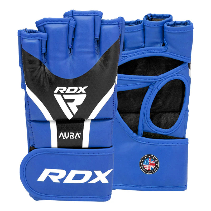 Перчатки для MMA RDX Aura Plus T-17 Blue