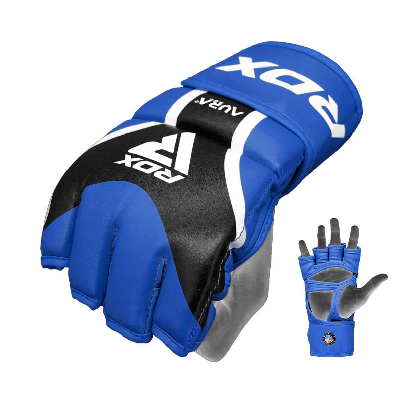 Рукавиці для MMA RDX Aura Plus T-17 Blue купити