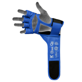 Перчатки для MMA RDX Aura Plus T-17 Blue цена