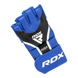 Перчатки для MMA RDX Aura Plus T-17 Blue фото