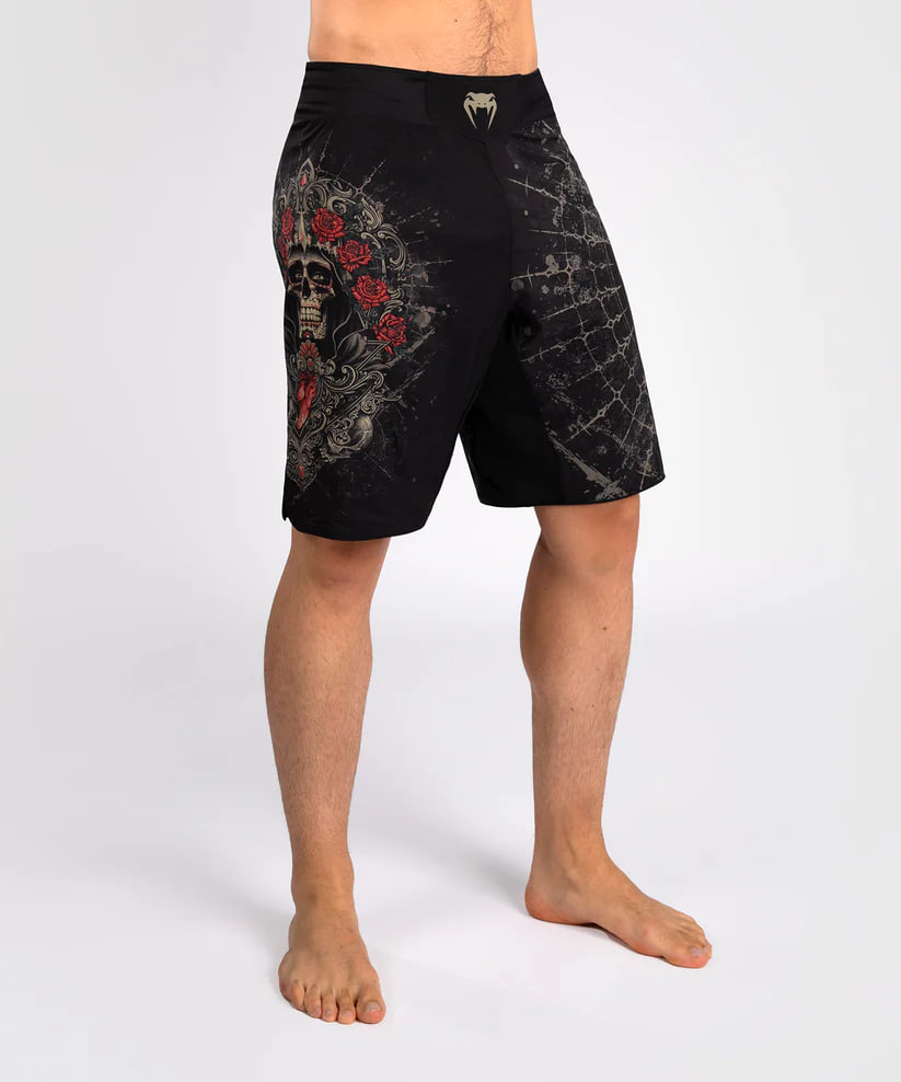 Venum Santa Muerte 5.0 Mens Fight Shorts Deep Black Gold buy