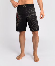 Шорти для MMA Venum Santa Muerte 5.0 Men’s Fight Shorts - Deep Black/Gold