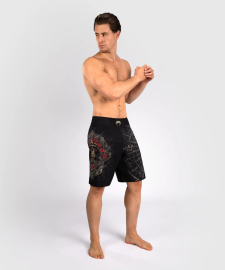 Шорти для MMA Venum Santa Muerte 5.0 Men’s Fight Shorts - Deep Black/Gold розмір