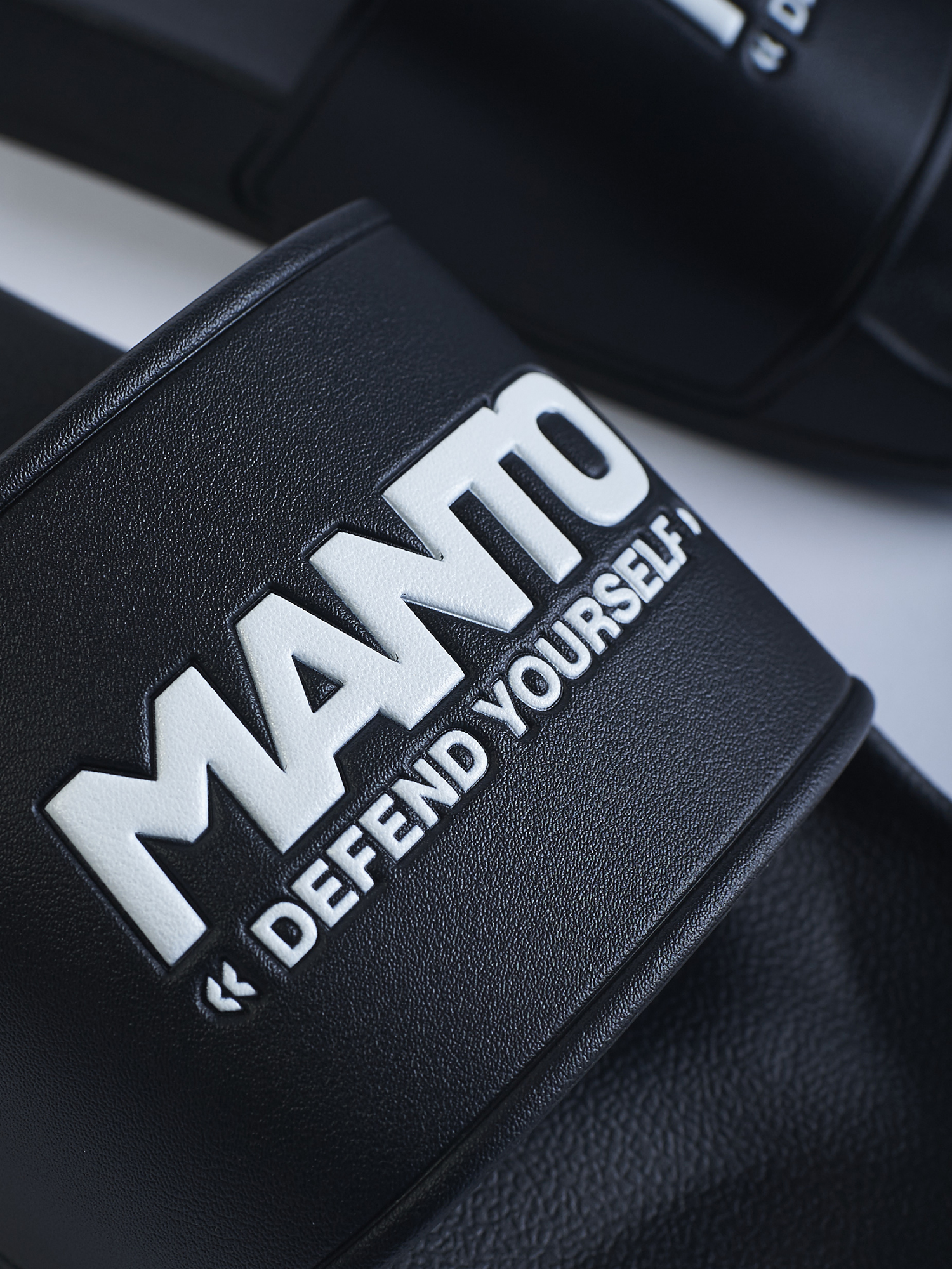 Flip flops MANTO Slides Defend Black price