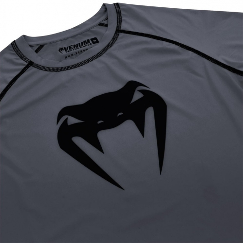 Компрессионная футболка Venum Contender 3.0 Compression T-shirt Short Sleeves Heather Grey/Black цена