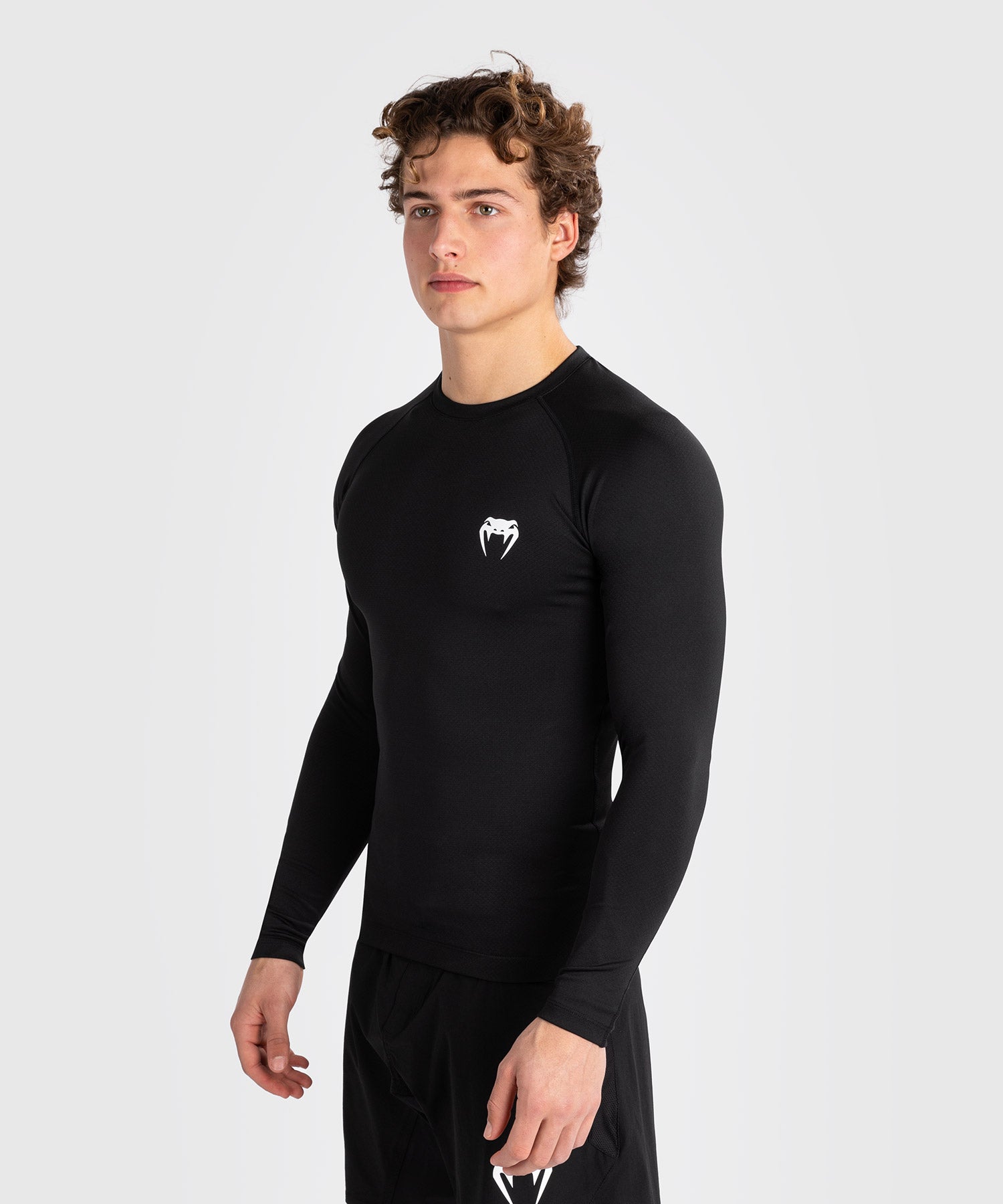 Рашгард Venum Contender Long Sleeve Rashguard Black цена