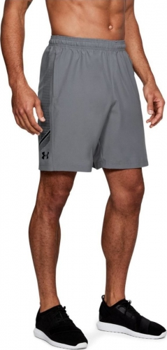 Шорты Under Armour Woven Graphic Mens Training Shorts - Grey, Фото № 2
