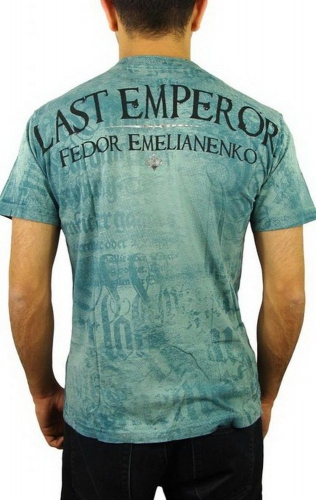 Футболка Affliction Fedor Emelianenko Warbird Last Emperor T-Shirt - blue купити