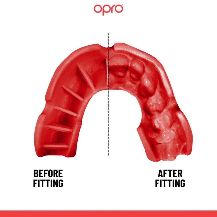 OPRO UFC Bronze Level Red mouth guard photo