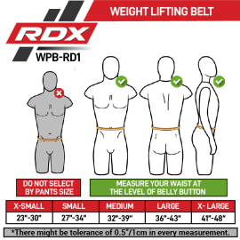 Пояс для пауерліфтингу RDX RD1 4 Powerlifting Leather Gym Belt, Фото № 6