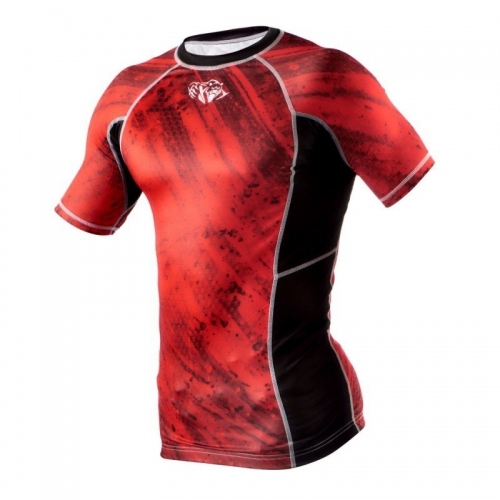 Рашгард Peresvit Immortal Silver Force Rashguard Short Sleeve Red Burn цена