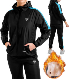 RDX H1 Weight Loss Sauna Suit Sky Blue