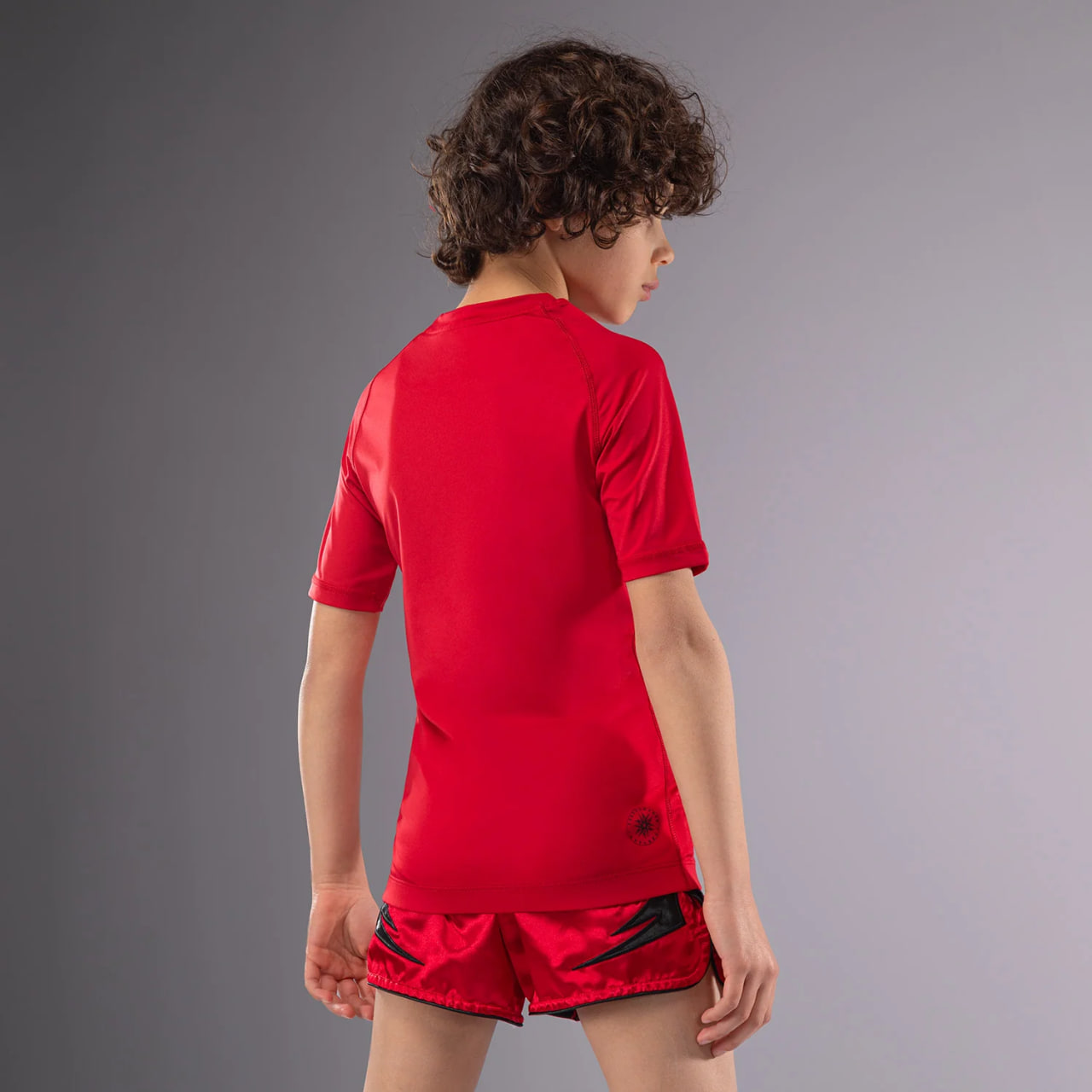 Детский рашгард Venum Contender Kids Rashguards Short Sleeves - Cherry Red купить