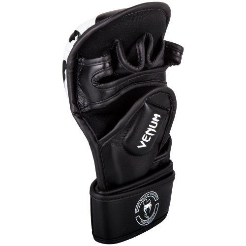 Перчатки Venum Impact Sparring MMA Gloves Black White цена