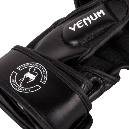 Перчатки Venum Impact Sparring MMA Gloves Black White оригинал