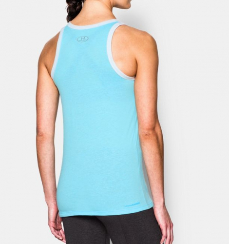 Womens Under Armour Favorite Graphic Tank Sky Blue buy