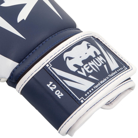 Боксерские перчатки Venum Elite Boxing Gloves Blue White, Фото № 3