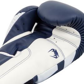 Боксерские перчатки Venum Elite Boxing Gloves Blue White, Фото № 4