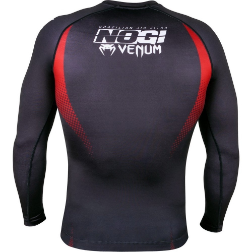 Рашгард Venum No Gi IBJJF Approved Rash Guard Black Red цена