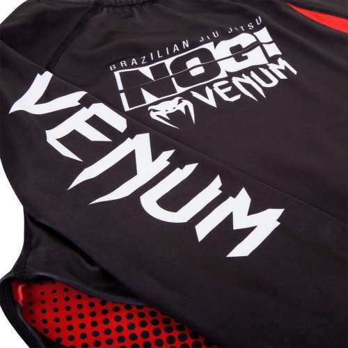 Рашгард Venum No Gi IBJJF Approved Rash Guard Black Red стоимость