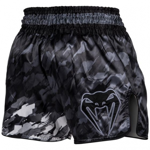 Шорти для тайсього боксу Venum Tecmo Muay Thai Shorts Dark Grey купити
