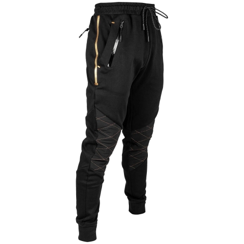 Спортивні штани Venum Laser Evo Joggings Black Gold фото