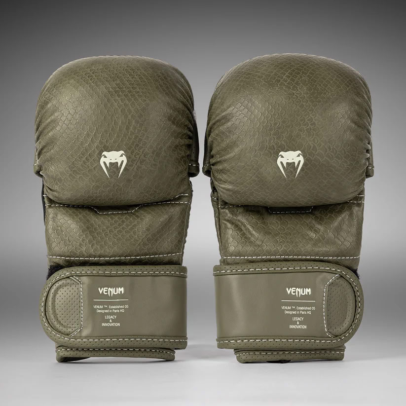 Рукавиці для ММА Venum Impact Evo Scales MMA Sparring Gloves Army Green ціна